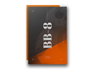 Star Wars Ep. VII - Character Card (BB-8) card character design star ui wars
