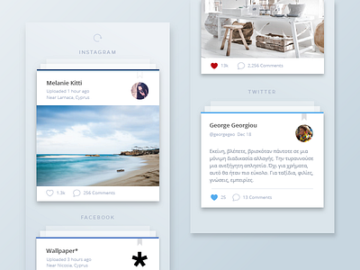 Daily UI - Day 48 - Activity Feed activity daily100 dailyui feed media network social time machine ui