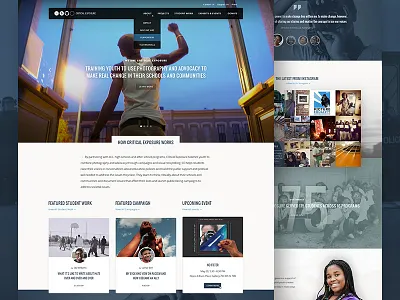 Critical Exposure Desktop giveback dc nonprofit photography website