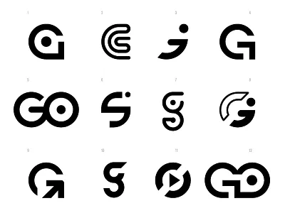 GymGo Logo Exploration branding exploration go gymboree logo