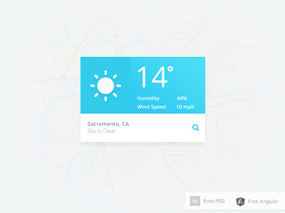Fully functional weather app angular app ui free free code free psd google maps javascript maps api ui ux weather api weather app