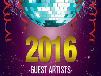 New Year Party Flyer flyer new year newyear party psd