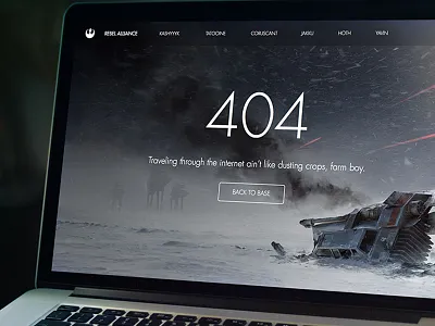 Star Wars 404 404 alliance found han hoth not page rebel solo star wars website