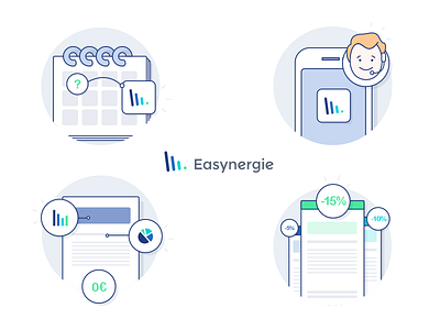 Easynergie - miscellaneous icons bill bills easy easynergie electricity energy power vaucher