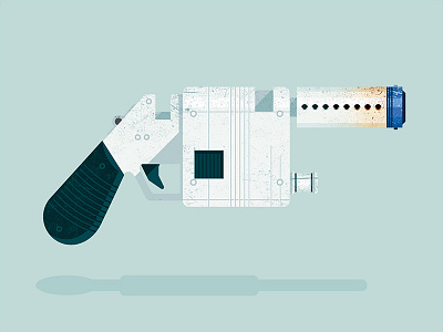 Rey's Blaster blaster illustration star wars