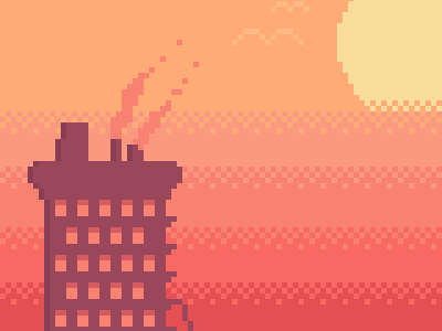 Quitting Time pixel art