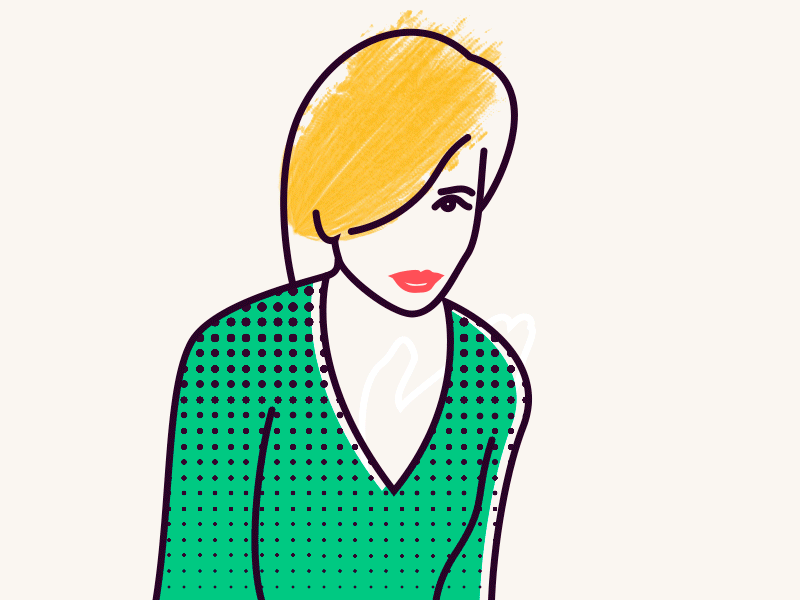 Do What You Love Animation animation beautiful blond debut dowhatyoulove gif girl heart kiss lips love red