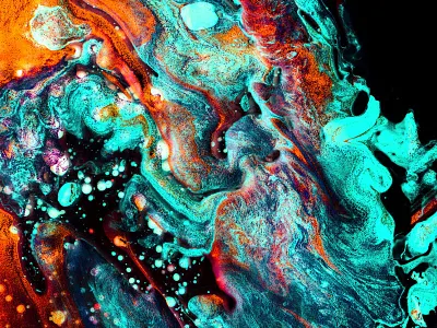 Planet Bubbles abstract abstract painting art contemporary art fine art modern art painting