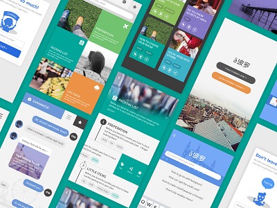 design of abroad app abroad app gui page ui