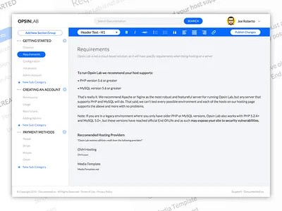 Documentation - Admin View design doc documentation documents illustration saas ui ui design ux ux design web design