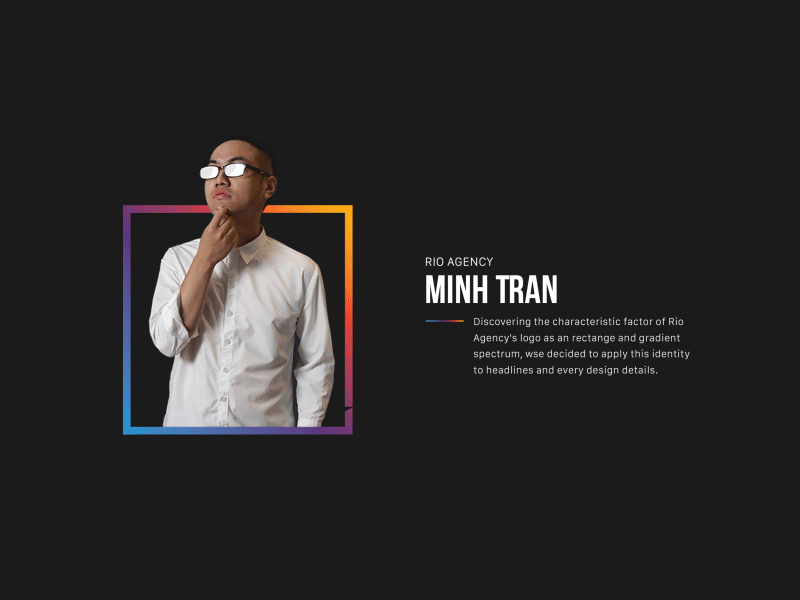 Rio Agency agency design hanoi interface landing page rio ui vietnam website