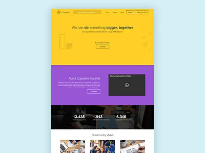 Free Sketch - Landing Page Web landing page sketch user interface web design