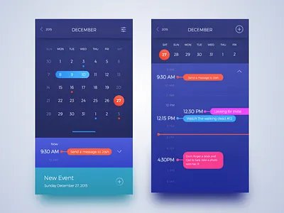 Calendar app calendar dailyui ios list mobile sketch task today ui ux