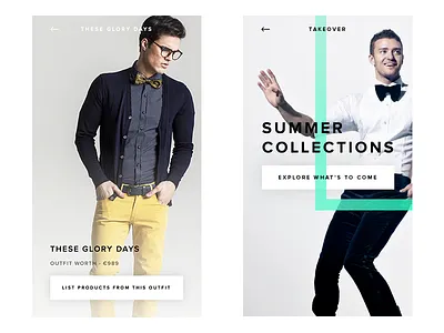 Fashion App art behance clothes design direction dribbble fashion mobile ui ux