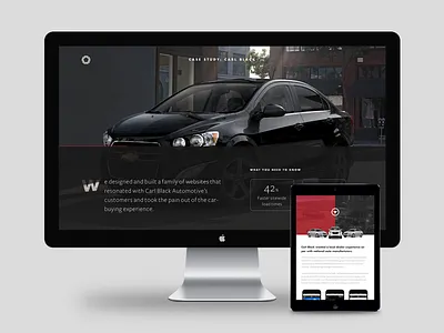 Case Study car case desktop dropcap fullscreen hamburger ipad mockup stats