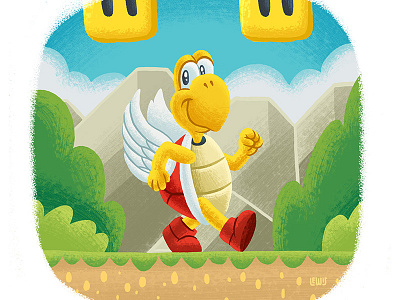 Koopa Troopa Full children illustration kids koopa troopa nintendo super mario world