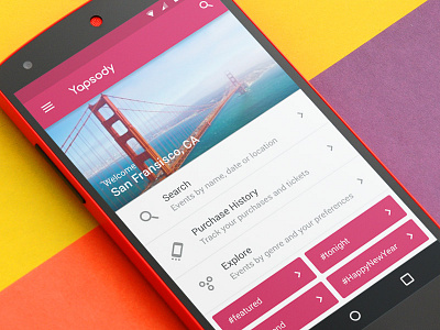 Booking App dashboard davinc events mumbai yapsody