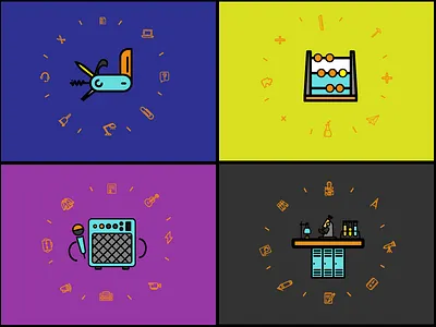 4 Important Qualities Of Ux Designer contrast icons line process usability user experience ux