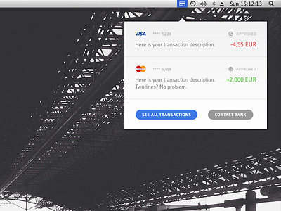 #049 | Notifications app banking challenge clean daily dailyui interface mac notification notifications ui