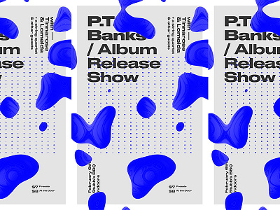 12282015 album austin design flier gig music p.t. banks poster release show stubbs texas