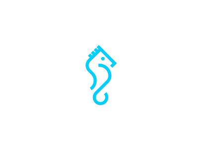 Seahorse logo brand design food freelance icon identity restaurant symbol vietnam