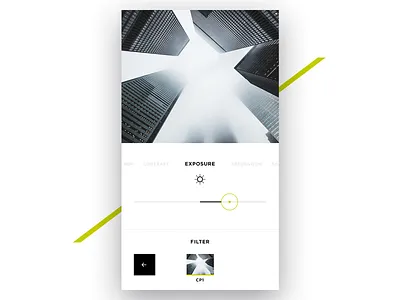 #007 DailyUI / Settings app camera dailyui interface design mobile settings