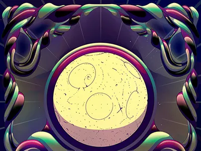 Moon card moon nouveau ornament space stars tarot