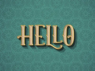 Hello // Courtney Blair art hand drawn type hello lettering type typography