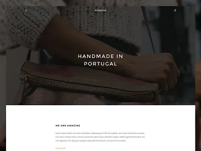 Minimal Shop Layout option ecommerce minimal theme woocommerce wordpress