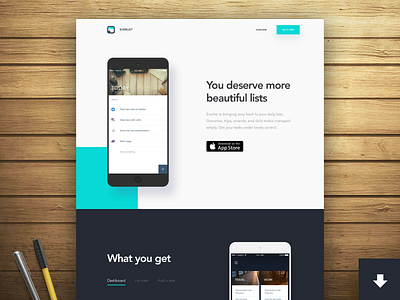 Everlist - task/list manager app flat groceries icons illustrations list material reminder task todo wunderlist