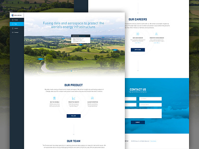 Enview brand aid data analysis environment foundation protection ui ux website