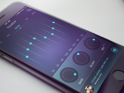 Music Equalizer clean dark equalizer flat music music ios song flat