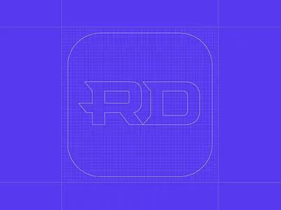 Rocket Dogs - Branding - App Icon Construction art direction branding design gaming graphic design illustration logo rocket dogs ui visual identity