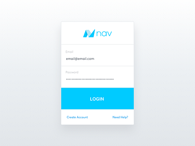 Nav Login Modal forms login modal