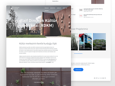 VI - Project Detail block blockquote blog construction gallery hamburger menu hero news project detail ui
