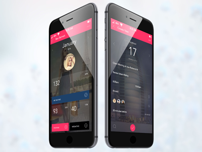 iRATE app app design businesses entertainment professionals search results ui ux