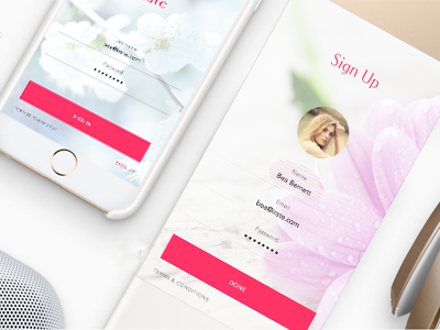 iRATE app app design business entertainment new food places professional search result ui ux