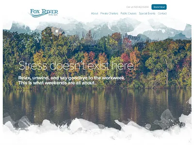 River Boat Tour Website bootstrap responsive web design website wordpress