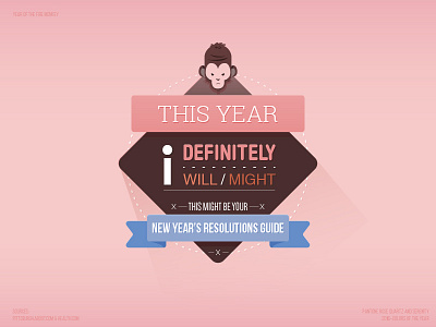 This might be your New Year's Resolutions Guide for 2016 flat graphic design illustration newyears resolution flat design