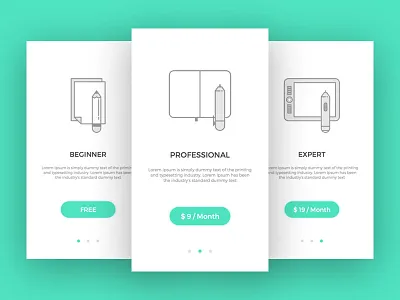 Subscription Pages UI illustration minimal pages subscription ui