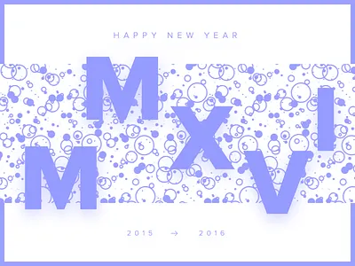 Day 59 - Background Pattern 2016 dailyui happy new pattern ui ux year