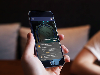 Starbound Mobile Site Concept concept game mobile starbound steam ui website