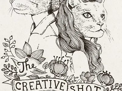 The Creative Shot - Stamp branding hand drawn hand lettering handmade horns lettering logo oldschool photography vintage