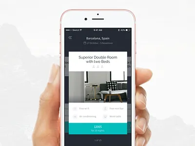 Routes iOS UI Kit booking hotel ios kit travel ui