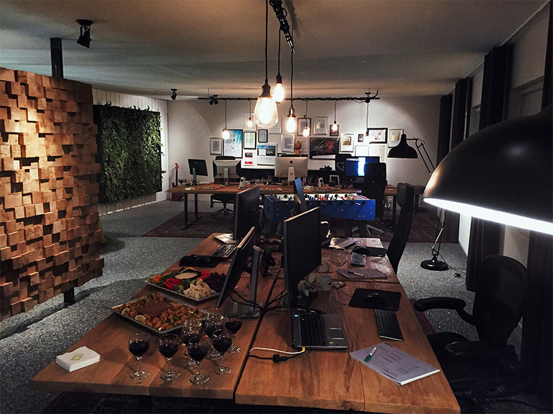 We're done renovating the Keflavik office! design agency iceland keflavik office office space web design agency