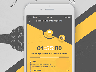 CP App - Course detail course courses education instructor ios application iphone app overview planner swift teacher user experience design user interface design