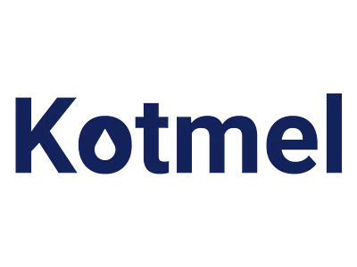 Kotmel - plumber logo branding czech design drop id logo logotype plumber plumbing sign