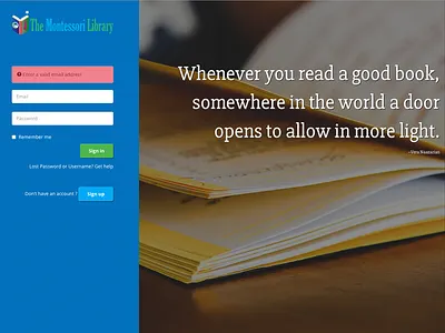 Subscription Service UI forms login responsive sigin ui web