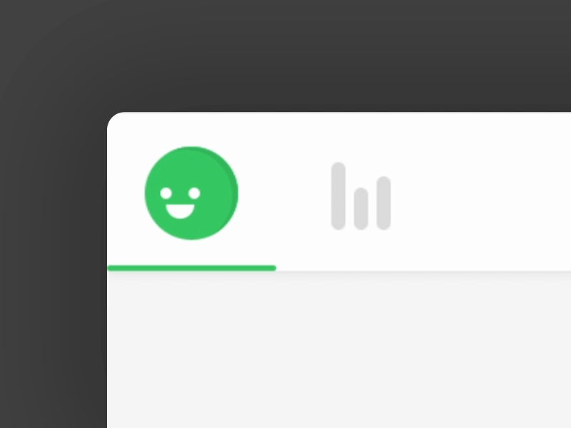 Magic Tabs 🌟 animation app freebie material design prd principle prototype tabs ui