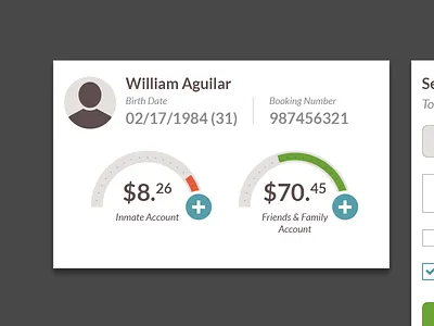 Deposit Funds account management balances dashboard deposits finances list statements ui